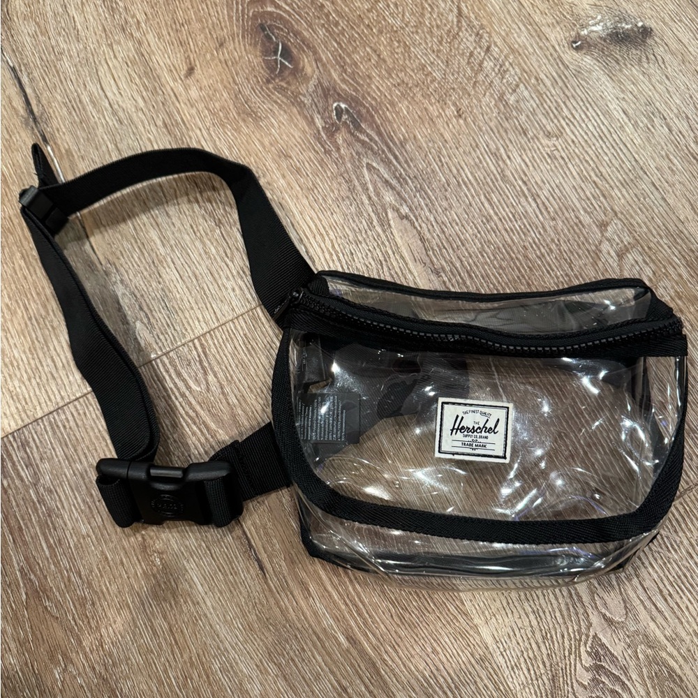 Herschel Supply Company Clear Black Crossbody Bag